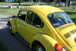 Yellow 1974 Volkswagen Beetle