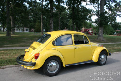 Yellow 1974 Volkswagen Beetle