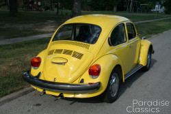 Yellow 1974 Volkswagen Beetle