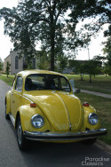 Yellow 1974 Volkswagen Beetle