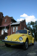 Yellow 1974 Volkswagen Beetle