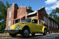 Yellow 1974 Volkswagen Beetle
