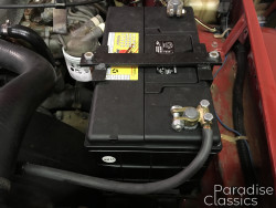 Red 1982 Toyota Land Cruiser Replaced Both Batteries