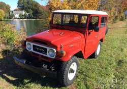 Red 1982 Toyota Land Cruiser