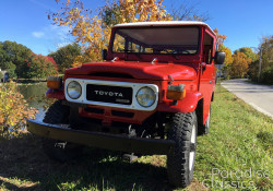 Red 1982 Toyota Land Cruiser