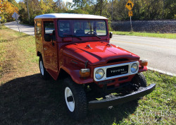 Red 1982 Toyota Land Cruiser
