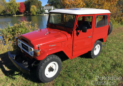 Red 1982 Toyota Land Cruiser