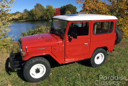 Red 1982 Toyota Land Cruiser