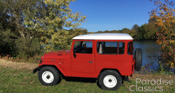 Red 1982 Toyota Land Cruiser