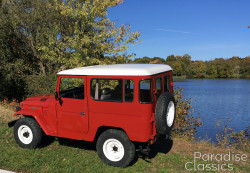 Red 1982 Toyota Land Cruiser