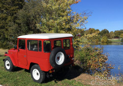 Red 1982 Toyota Land Cruiser