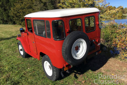 Red 1982 Toyota Land Cruiser