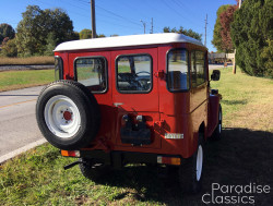 Red 1982 Toyota Land Cruiser