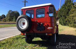 Red 1982 Toyota Land Cruiser