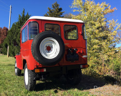 Red 1982 Toyota Land Cruiser