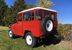 Red 1982 Toyota Land Cruiser