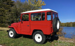 Red 1982 Toyota Land Cruiser