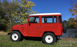 Red 1982 Toyota Land Cruiser