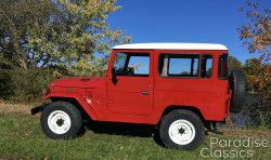 Red 1982 Toyota Land Cruiser