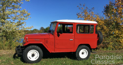 Red 1982 Toyota Land Cruiser