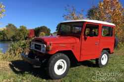 Red 1982 Toyota Land Cruiser