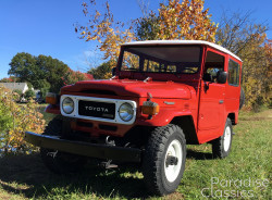 Red 1982 Toyota Land Cruiser