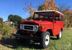 Red 1982 Toyota Land Cruiser