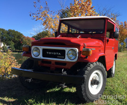 Red 1982 Toyota Land Cruiser