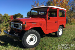 Red 1982 Toyota Land Cruiser