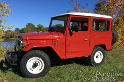 Red 1982 Toyota Land Cruiser