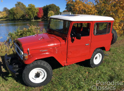 Red 1982 Toyota Land Cruiser