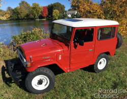 Red 1982 Toyota Land Cruiser
