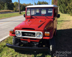 Red 1982 Toyota Land Cruiser