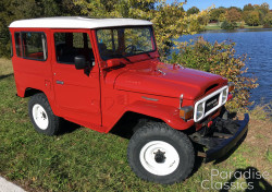 Red 1982 Toyota Land Cruiser