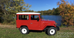 Red 1982 Toyota Land Cruiser