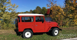 Red 1982 Toyota Land Cruiser