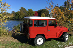 Red 1982 Toyota Land Cruiser