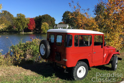 Red 1982 Toyota Land Cruiser