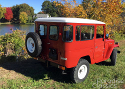 Red 1982 Toyota Land Cruiser