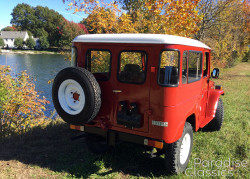 Red 1982 Toyota Land Cruiser
