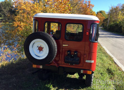 Red 1982 Toyota Land Cruiser