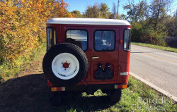 Red 1982 Toyota Land Cruiser