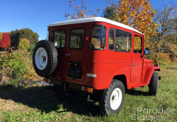 Red 1982 Toyota Land Cruiser