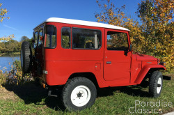 Red 1982 Toyota Land Cruiser