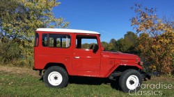 Red 1982 Toyota Land Cruiser