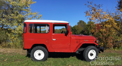 Red 1982 Toyota Land Cruiser