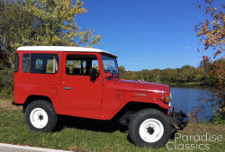 Red 1982 Toyota Land Cruiser