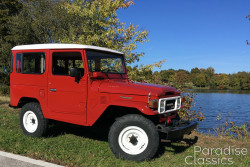 Red 1982 Toyota Land Cruiser