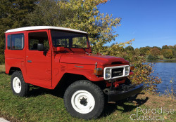 Red 1982 Toyota Land Cruiser