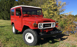 Red 1982 Toyota Land Cruiser